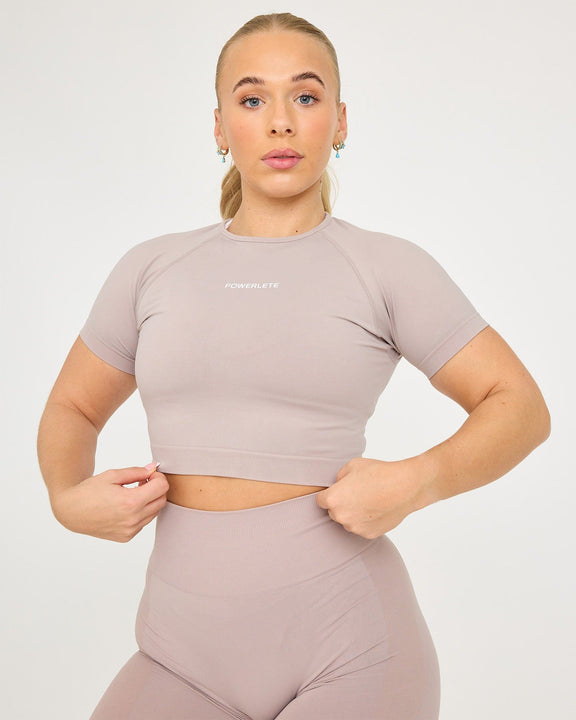 Evolve Sømløs SS Crop Top
