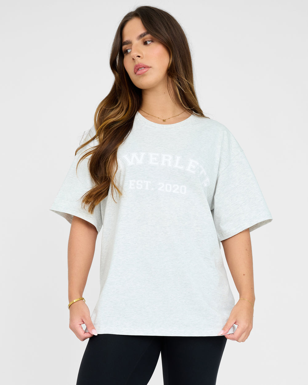 Varsity T-shirt i overstørrelse