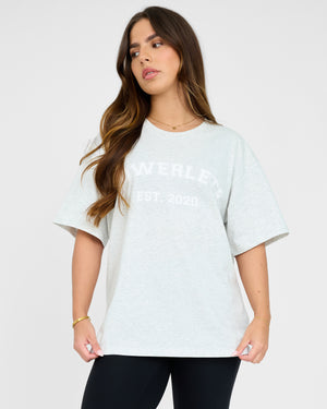 Varsity T-shirt i overstørrelse