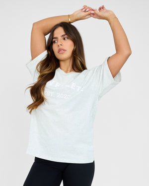 Varsity T-shirt i overstørrelse
